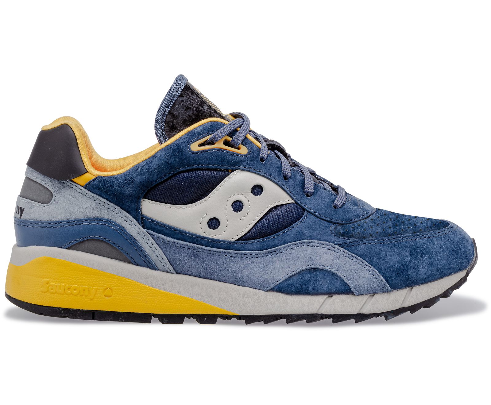 Women's Saucony Shadow 6000 Destination Unknown Originals Navy / Yellow | Singapore 078MQZA